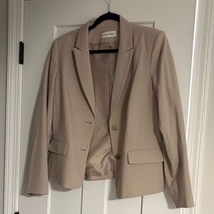 Calvin Klein Women's Beige Blazer